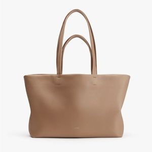 Preowned Cuyana Small Easy Tote in Cappuccino, Pebbled